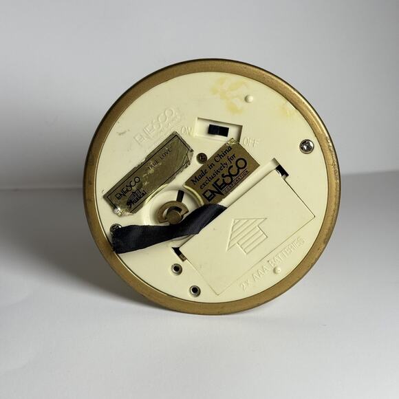 Vintage Enesco 50th Anniversary Bell Music Box Works Bin 2710(01) RARE, GIFT - Picture 7 of 11